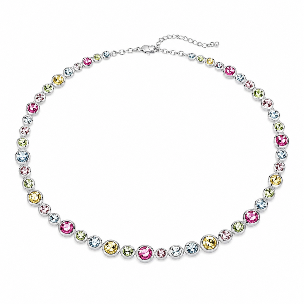 Funkelnde Bubble Collier Halskette Maritima 45cm 