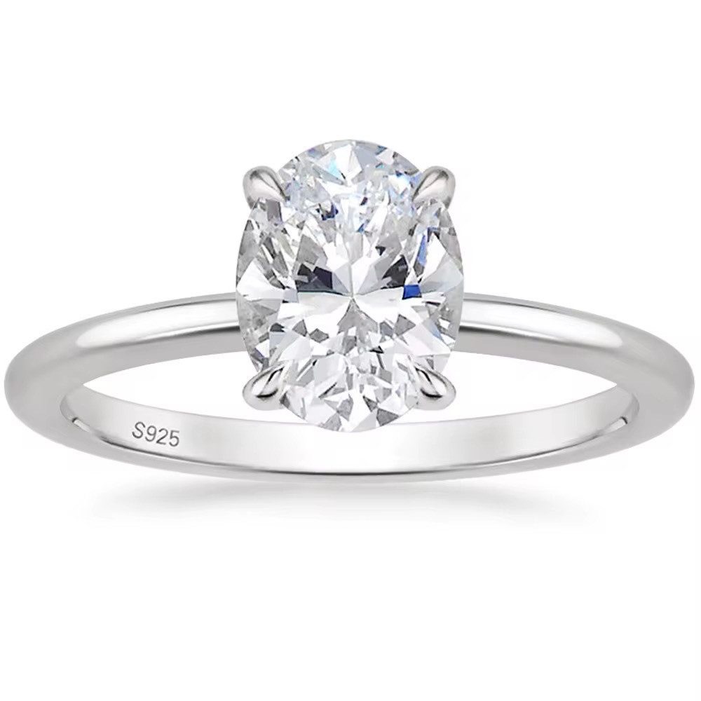 Damen Ring Lastola Ovalschliff Silber 