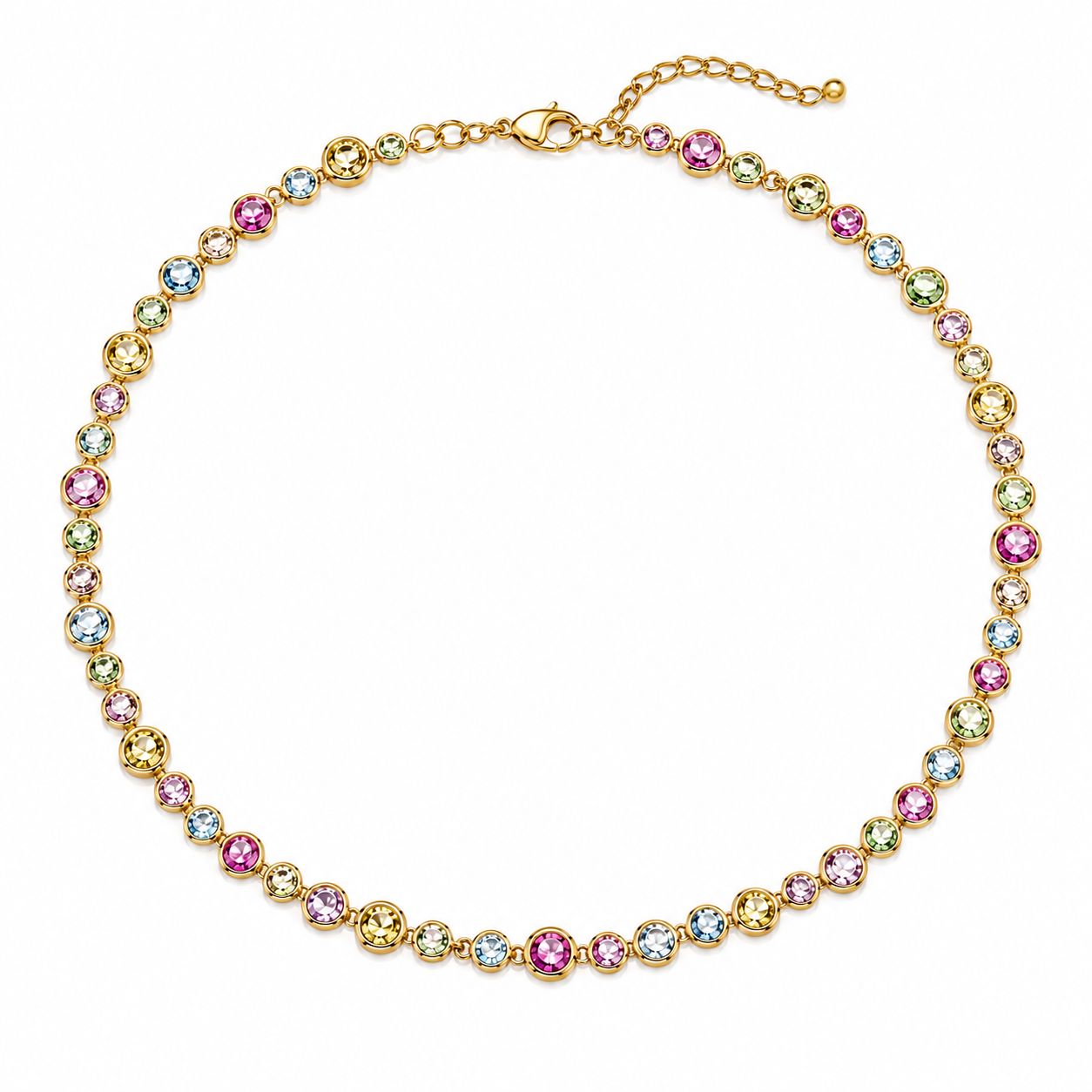 Funkelnde Bubble Collier Halskette Maritima 45cm 