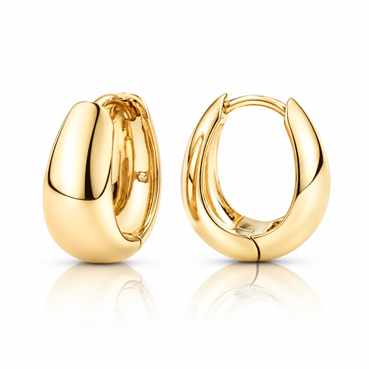 Creolen Velluto 16x20mm Gold 