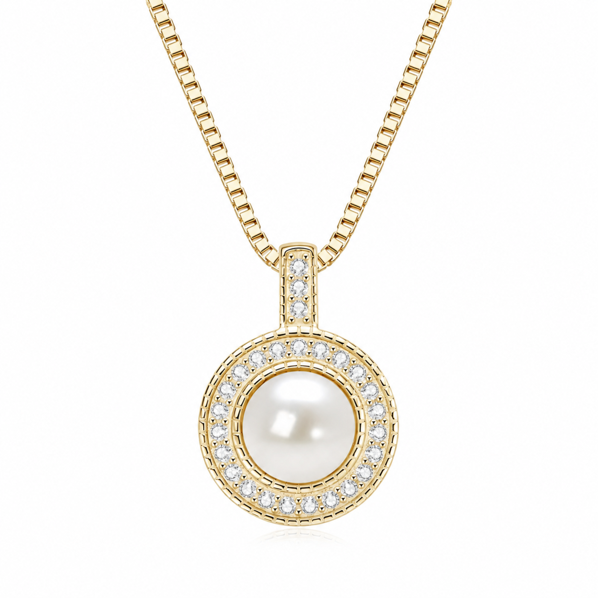 Perlen Schmuckset Amalfi Gold 