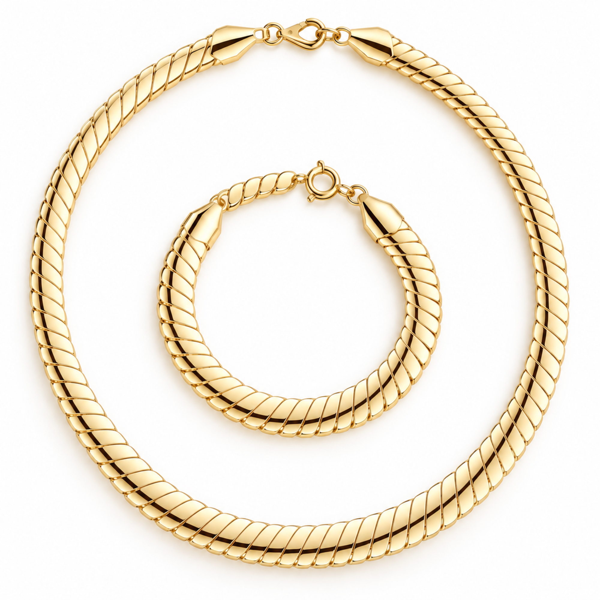 Collier Schmuckset Gold 