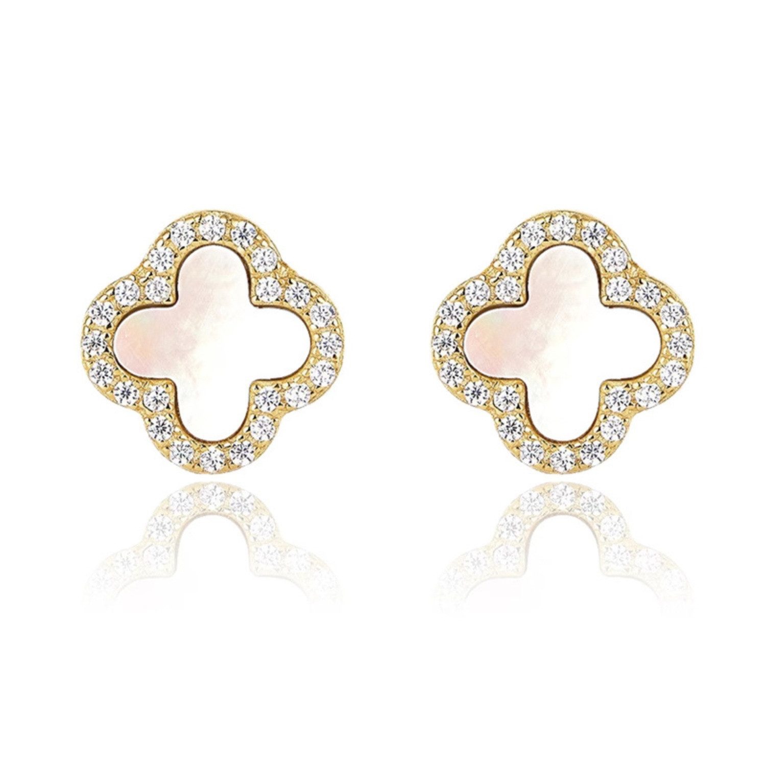 Clover Kleeblatt Ohrstecker Almeria