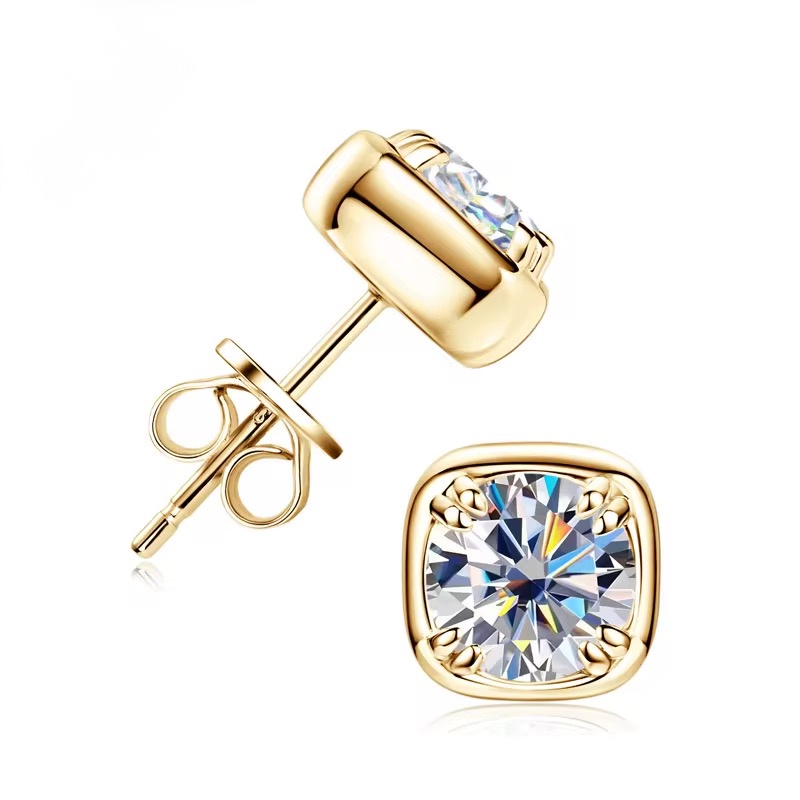 Moissanit Diamant Ohrstecker Starshine 