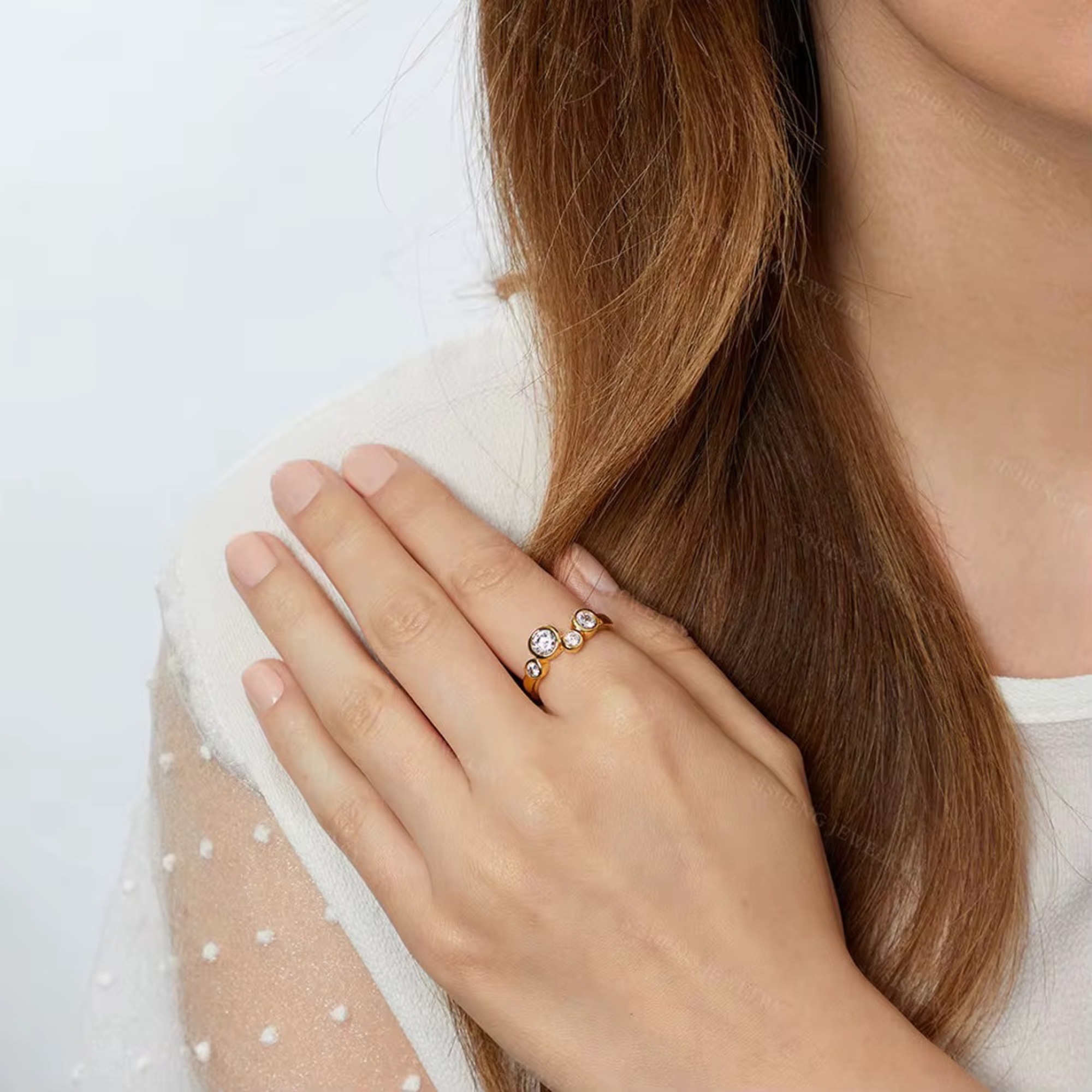 Extravaganter Damen Ring Safina 