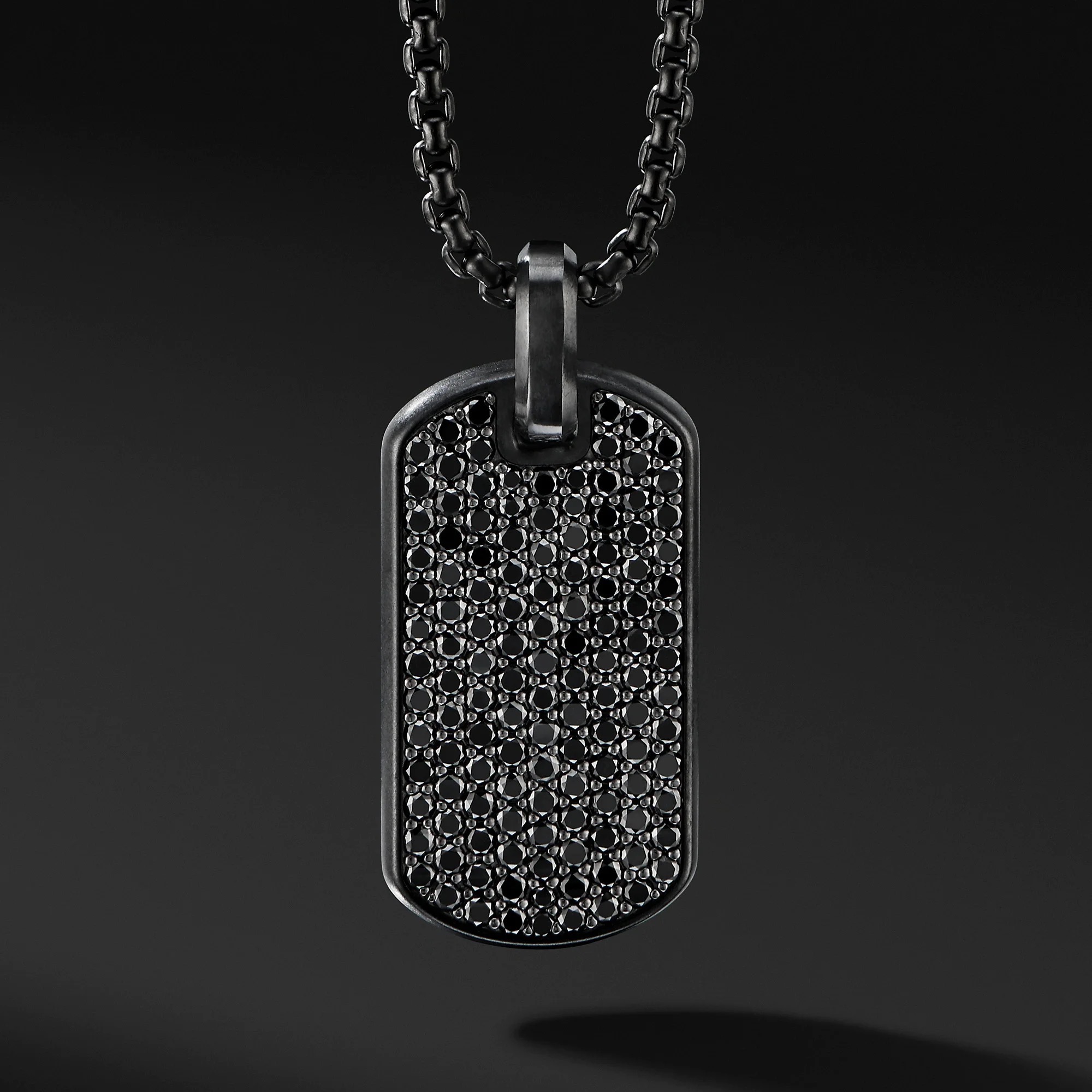 Dog Tag Halskette Black Magic  60cm