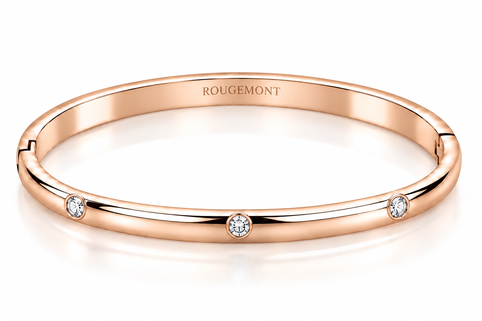 Damen  Armreif Abrassion Roségold 