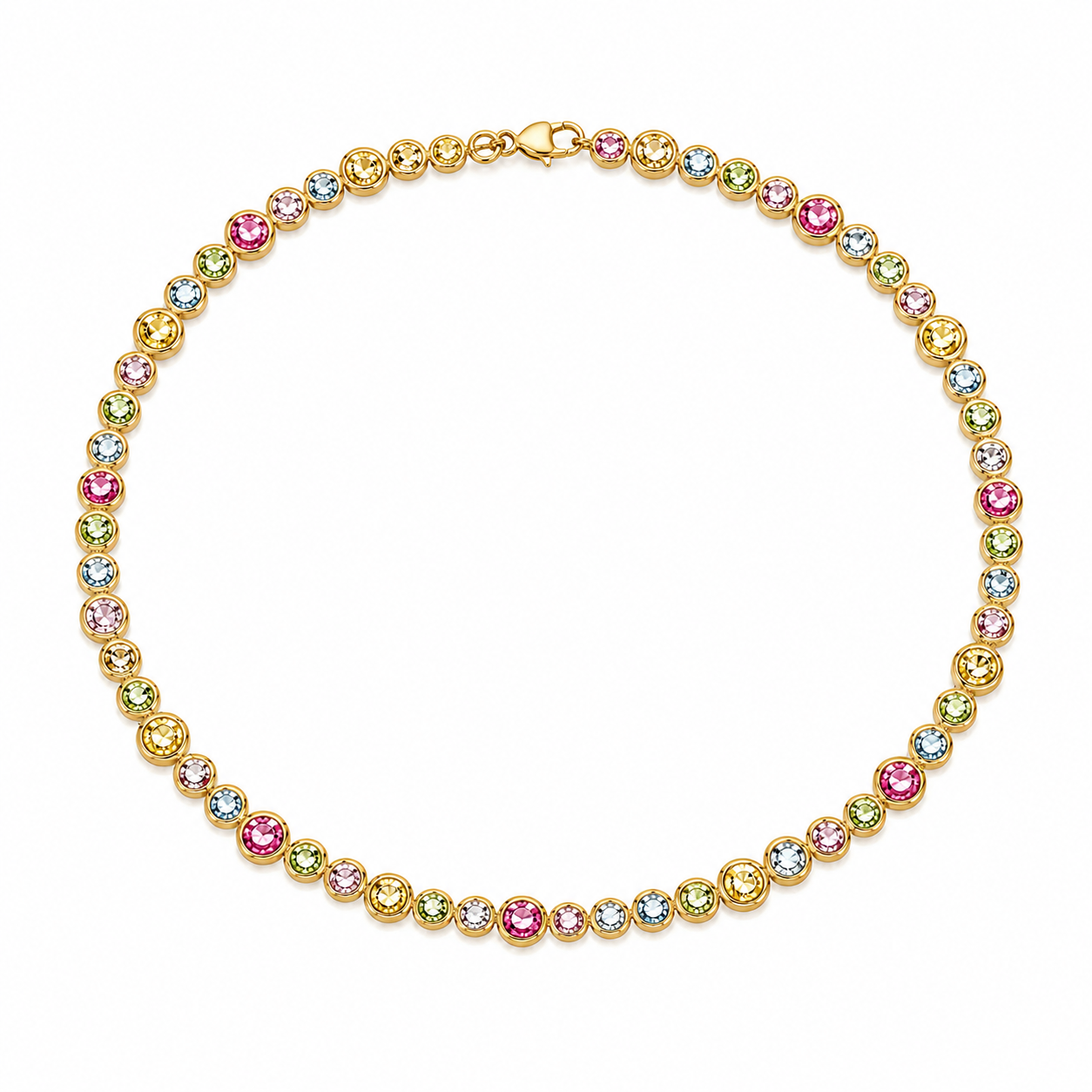 Funkelnde Bubble Collier Halskette Maritima 45cm 