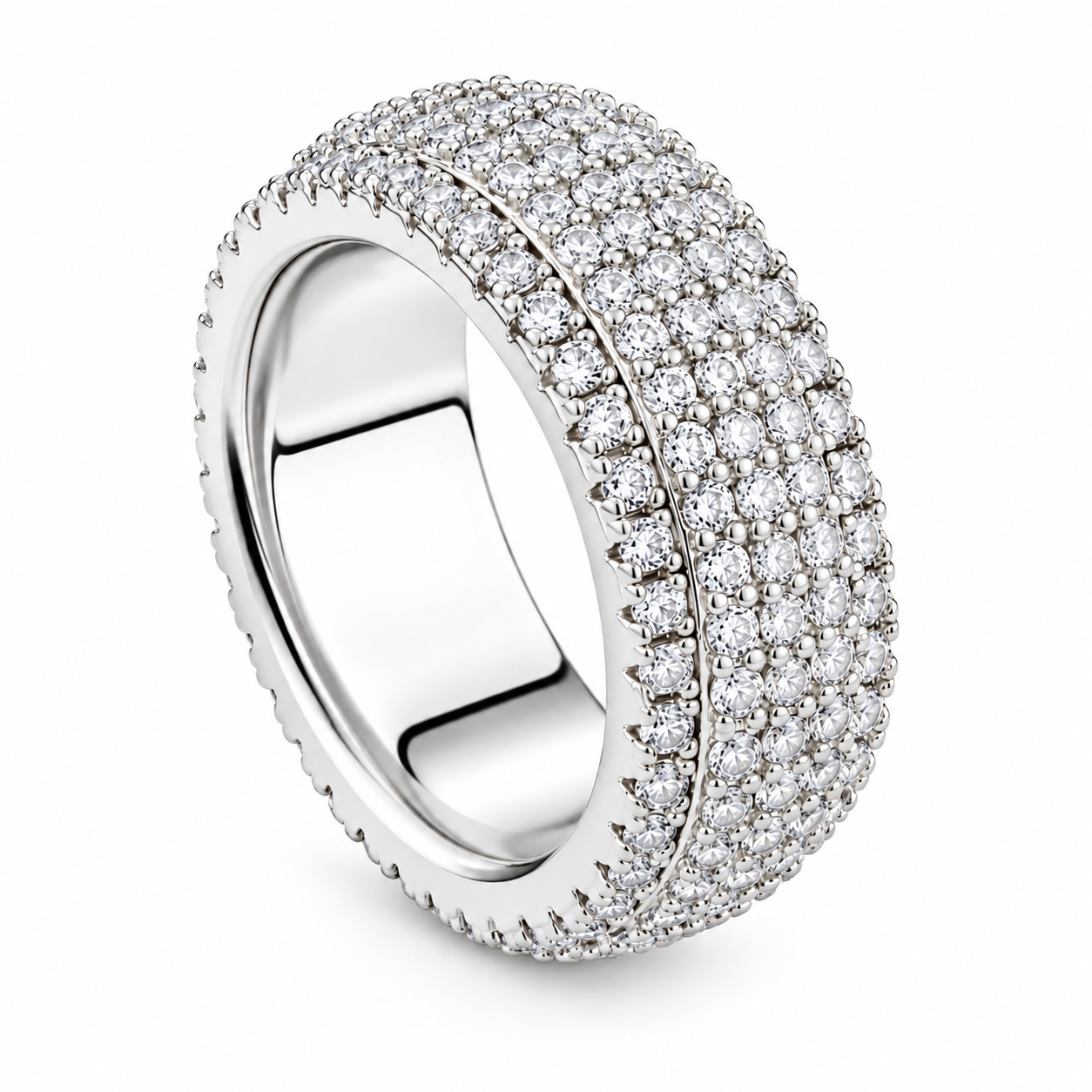 Damen Statement Ring Silber 