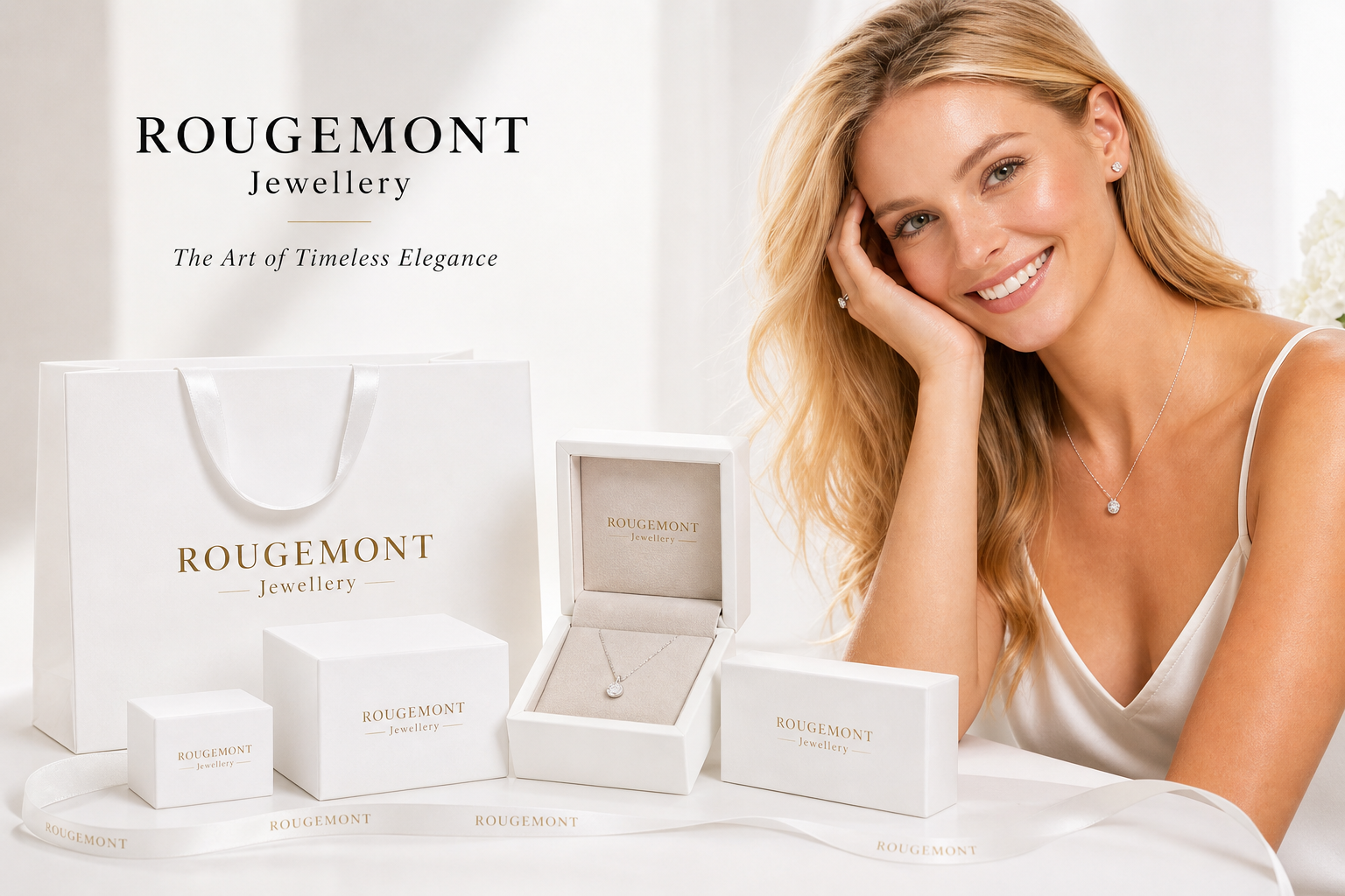 Damen Moissanit Ring La Douceur Gold 