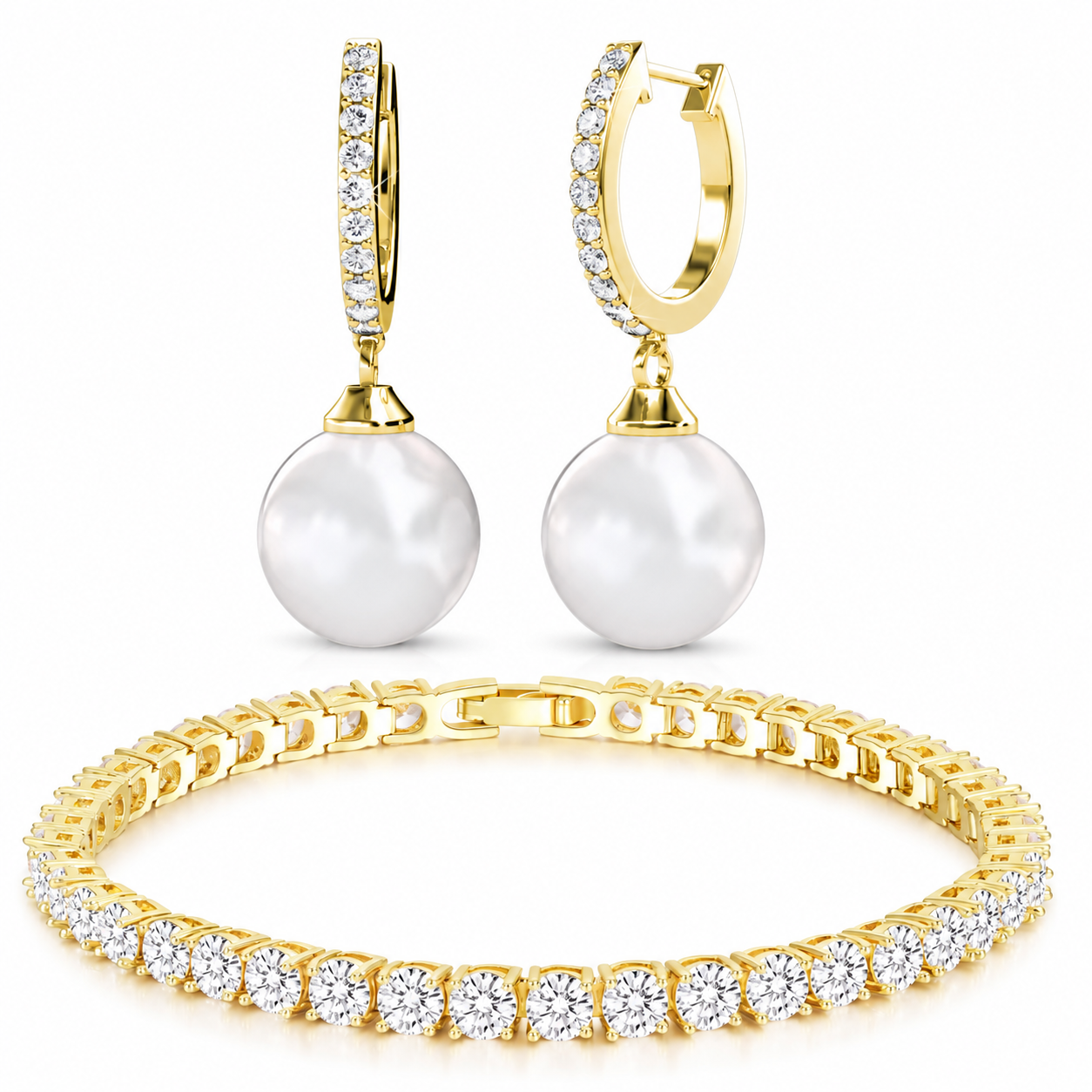 Damen Perlen Schmuckset Cadence