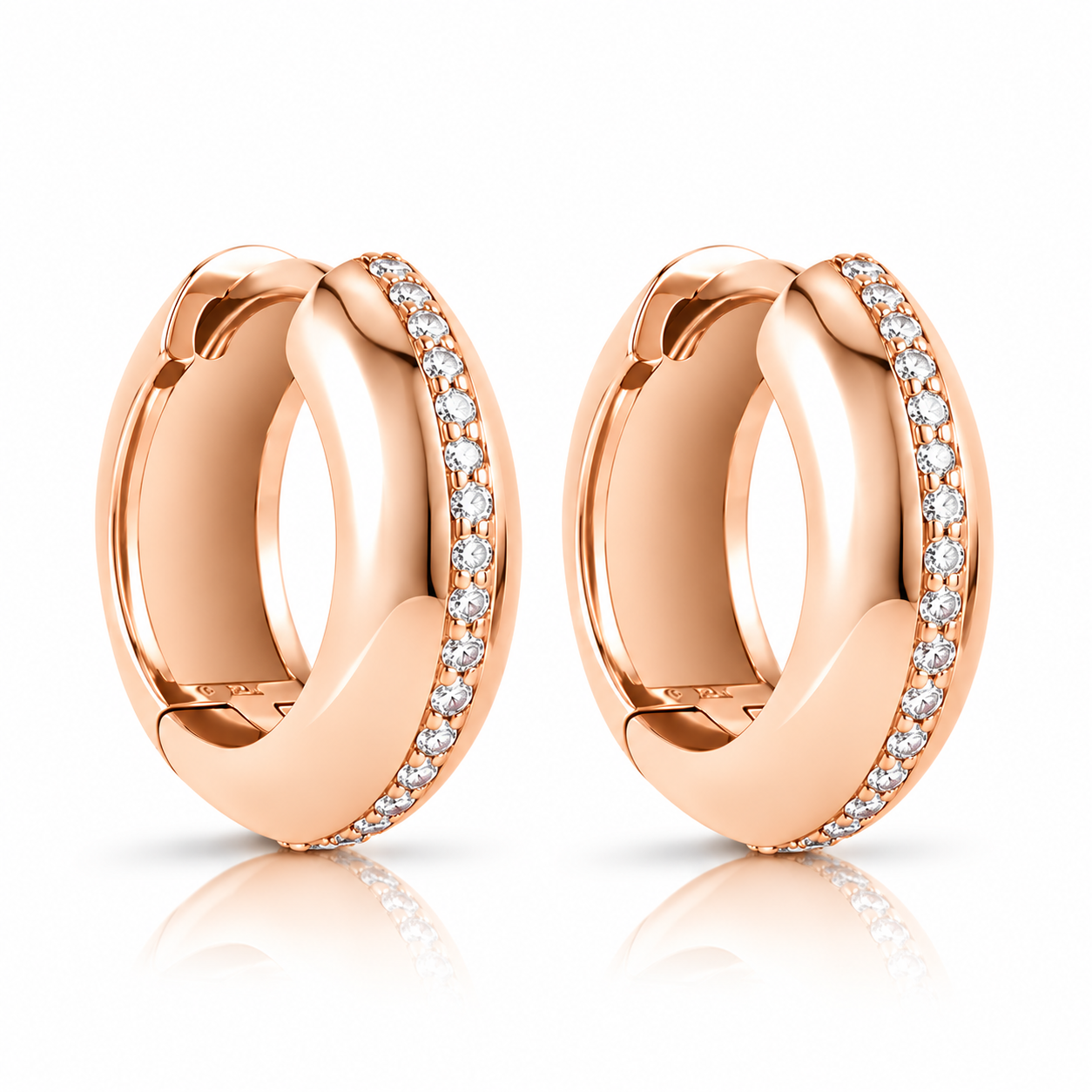Creolen Almeria 16mm Roségold 