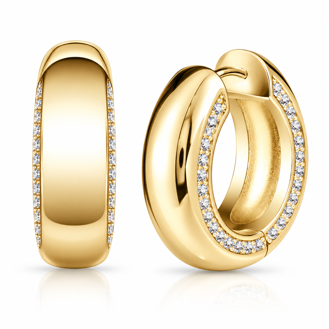 Elegante Creolen Ohrringe Ambrosino 